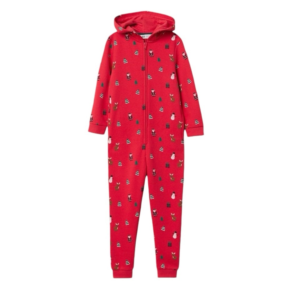 Christmas Print Ref SweatSuit Onsie Jumpsuit